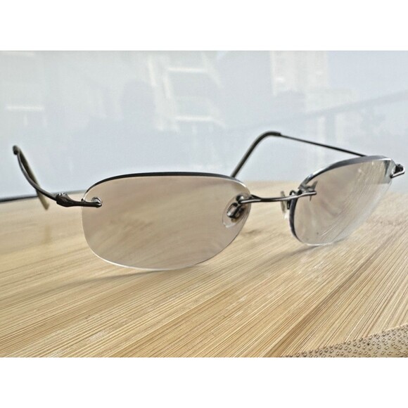 Calvin Klein 535 29 Unisex Eyeglasses 48-19-140 Bronze Rimless Japan FRAMES ONLY - Picture 2 of 10